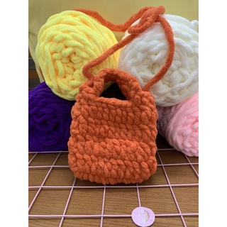 [Nhiều màu] túi xách len mini handmade