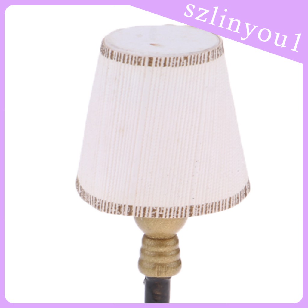 Mô Hình Đèn Sàn Nhà Mini Cho Nhà Búp Bê Tỉ Lệ 1 / 12