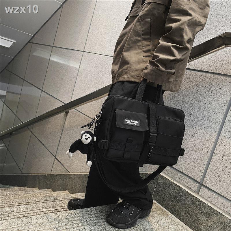 Túi đựng dụng cụ của nam giới thời trang thương hiệu đeo chéo trong xách Nhật Bản sinh viên bình thường nữ hợp