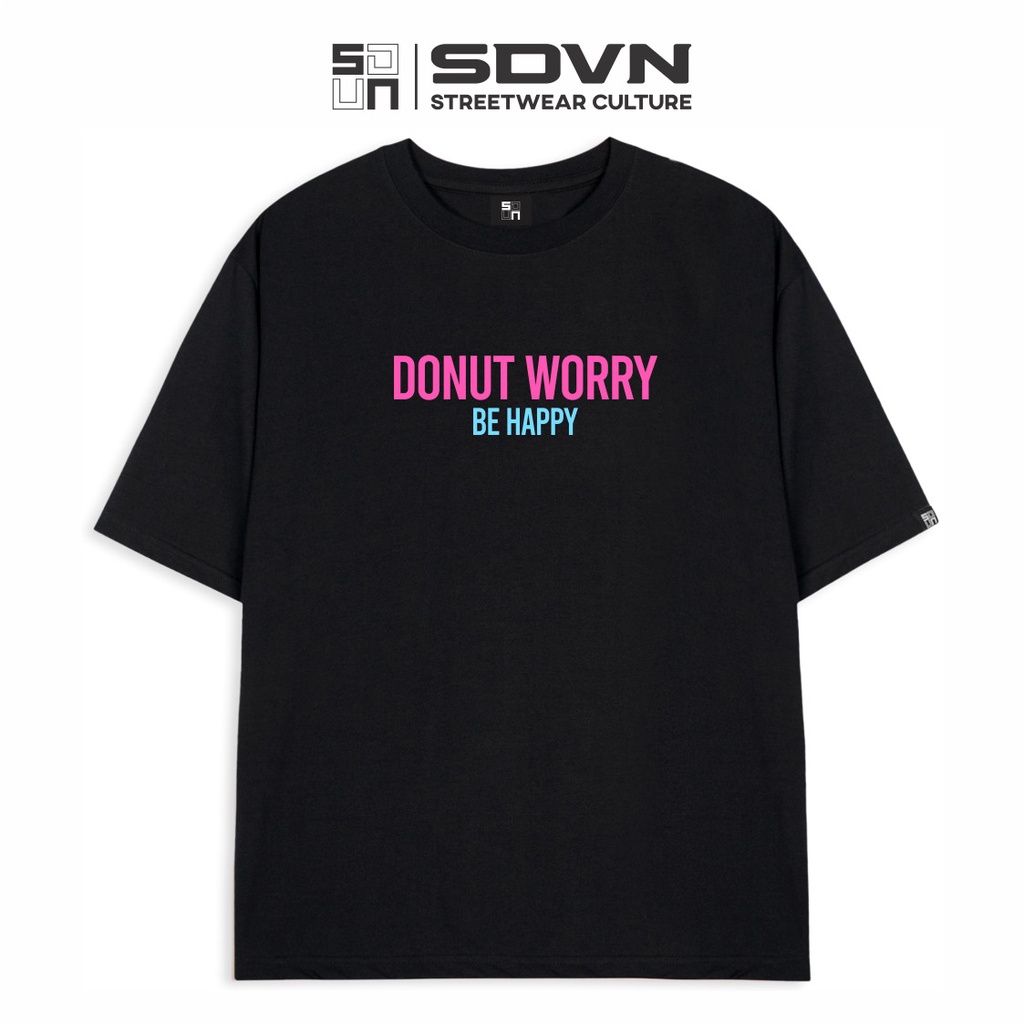 Áo Thun Unisex Nam Nữ Form Rộng SDVN Donut Worry | BigBuy360 - bigbuy360.vn