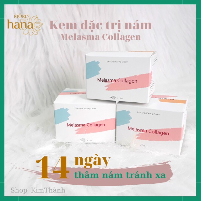 Kem Nám Riori Hana Melasma Collagen Dark Spot Fading Cream 30g