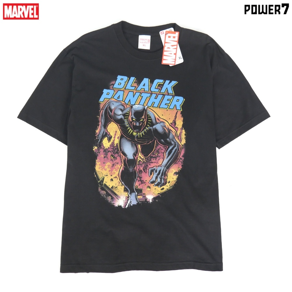 Power 7 Shop MARVEL Black Panther Hoạt Hình Áo Thun Authentic COMICS T-SHIRTS (MVX-028)