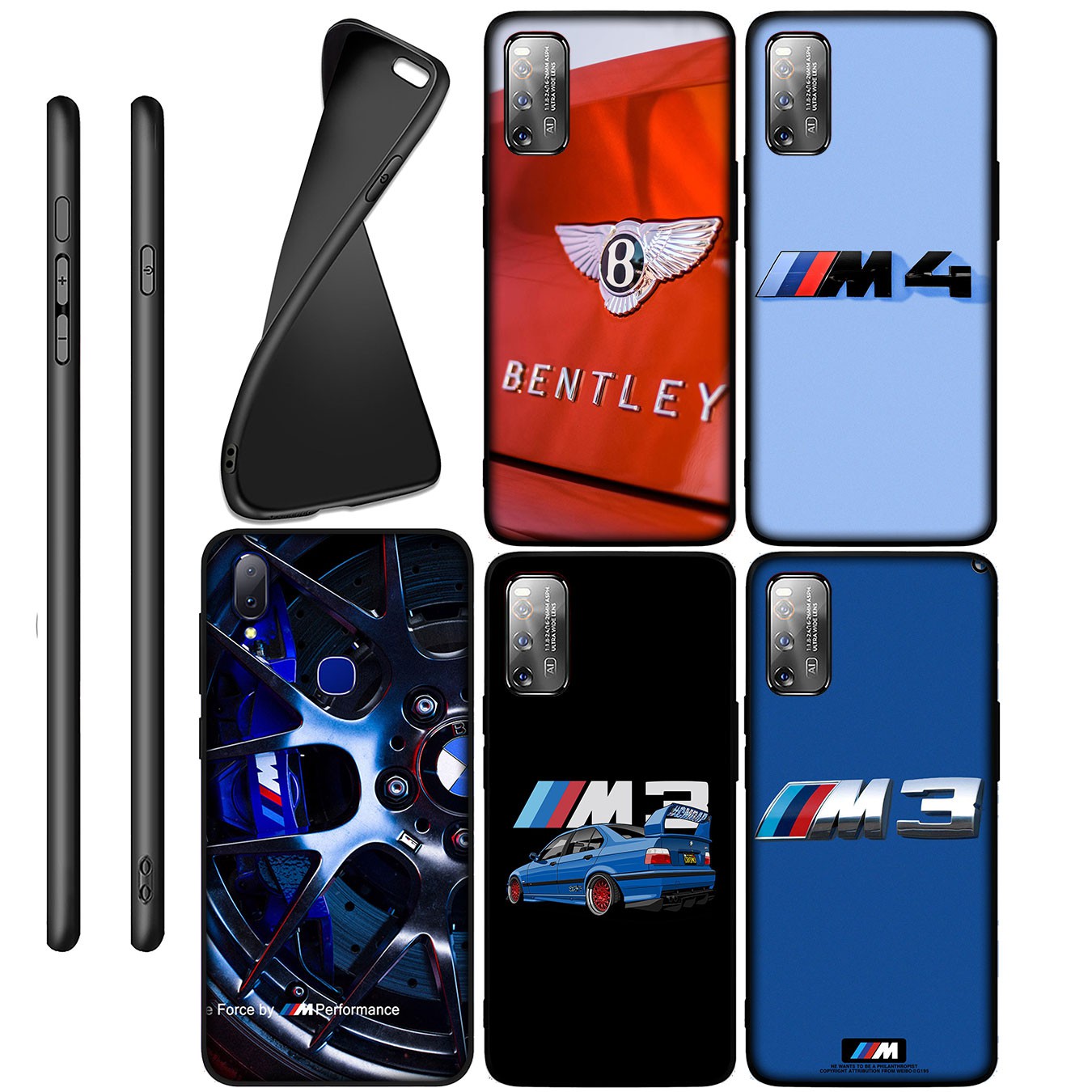 Ốp Lưng Silicone Họa Tiết Logo Bmw M3 M4 Cho Oppo Realme C17 C15 C12 X3 Xt X2 X7 7 7i Narz 20 Pro Realme7I Realmec12