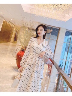 Váy maxi bi tầng QC