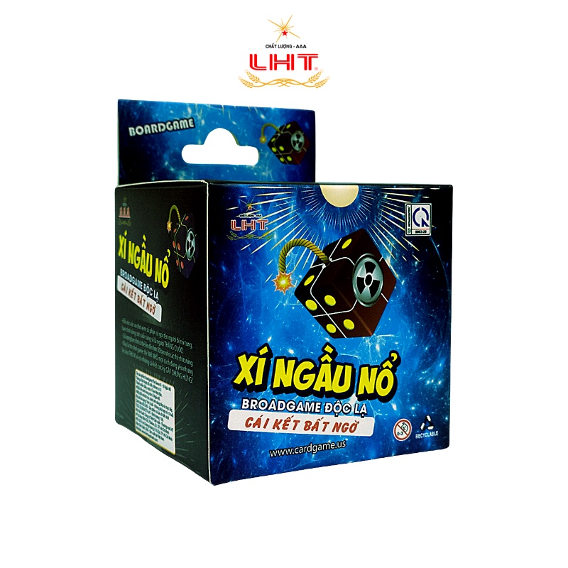 Boardgame xí ngầu nổ LIÊN HIỆP THÀNH mới lạ cực kỳ vui, Trò chơi thẻ bài vui nhộn thích hợp cho mọi lứa tuổi