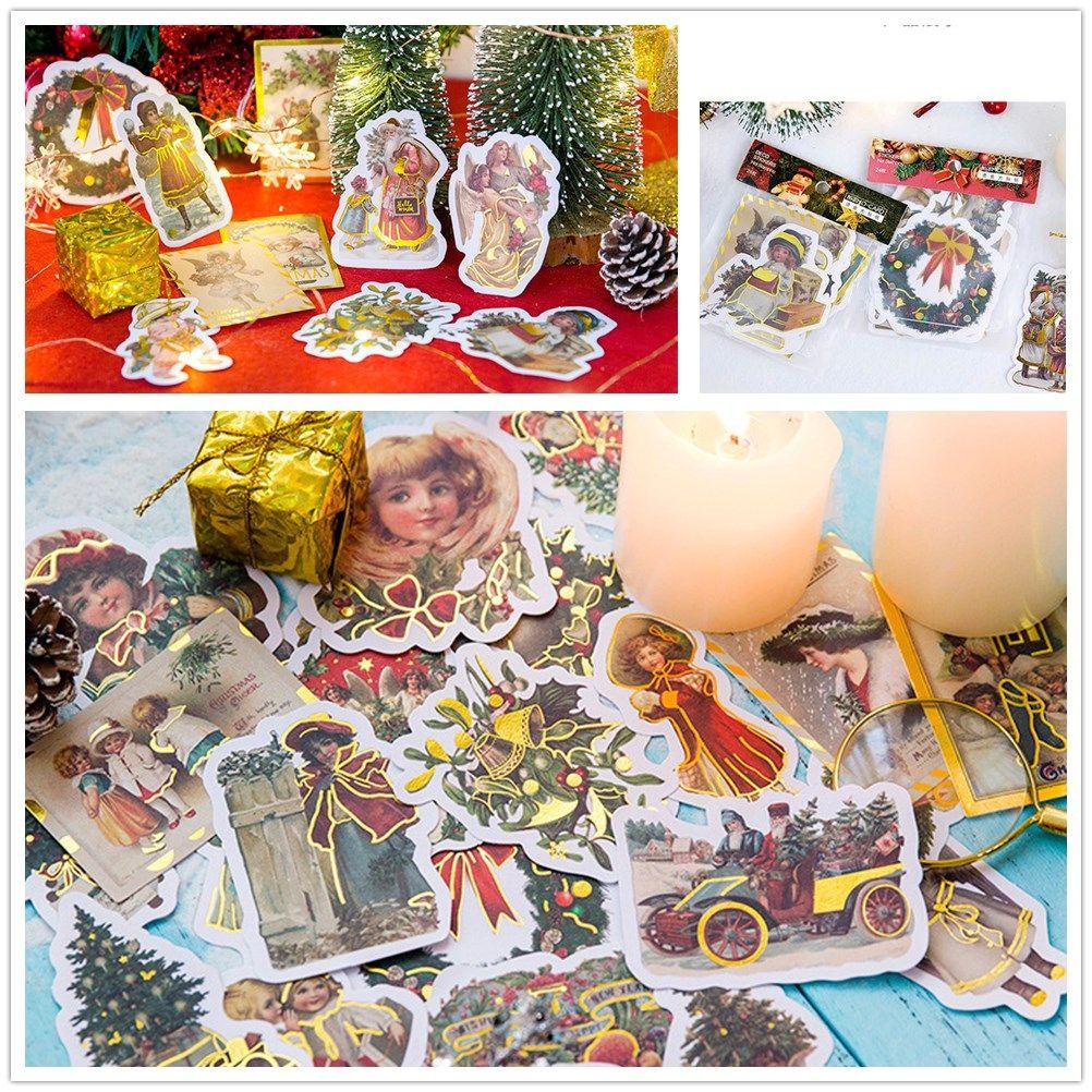 LET Set 24 Sticker Dán Trang Trí Giáng Sinh