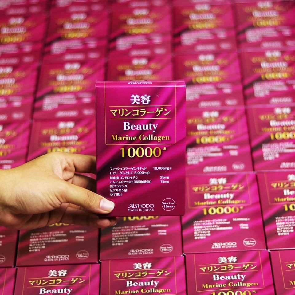 Collagen beauty marine 10000 mg hộp 15 gói | BigBuy360 - bigbuy360.vn