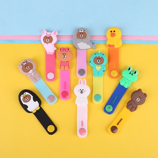 Dây Quấn Tai Nghe, Cáp Sạc Chống Rối Bằng Silicon Có Nút Bấm