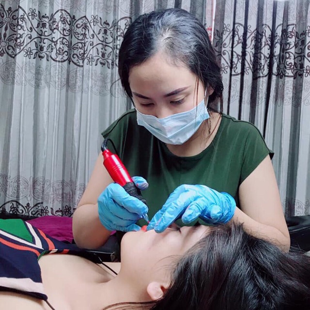 Máy PEN DRAGON T01 Cao cấp làm môi Phun Xăm