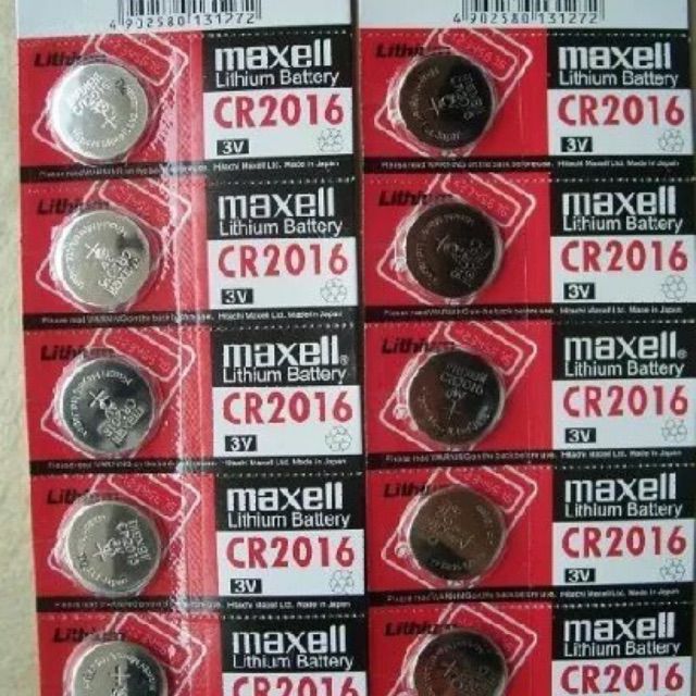 1 Viên Pin Đồng Hồ Maxell Cr2016 , Cr2025 , Cr2032 JaPan Chính Hãng