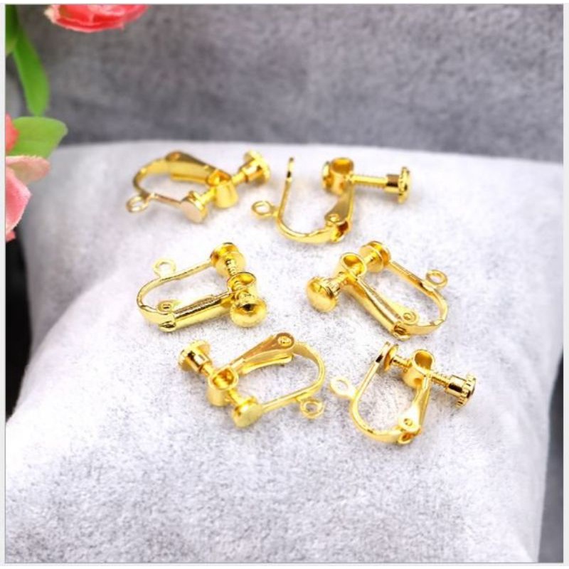 10-20 chốt móc đuôi làm hoa tai handmade