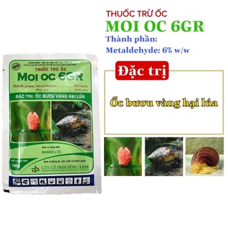 Thuốc Diệt Ốc MOI OC Diệt Ốc Sên Cho Rau, Cây Trồng Gói 100g