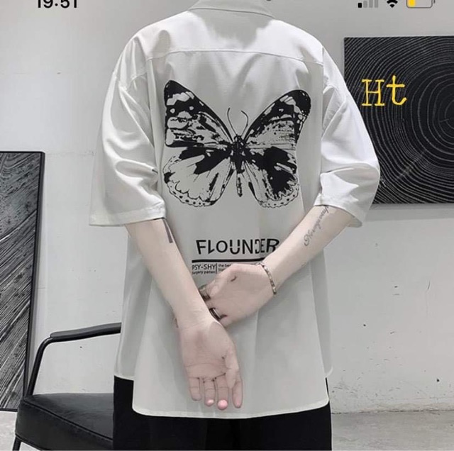 Áo Sơ mi bướm Flo H2T978