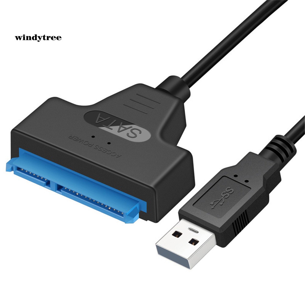 [W&amp;T] 20cm Rapid Type-C/USB 2.0 to SATA Cable Adapter Converter for 2.5 inch HDD/SSD