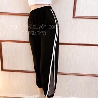 Quần đũi sọc phối lưới cực hót
