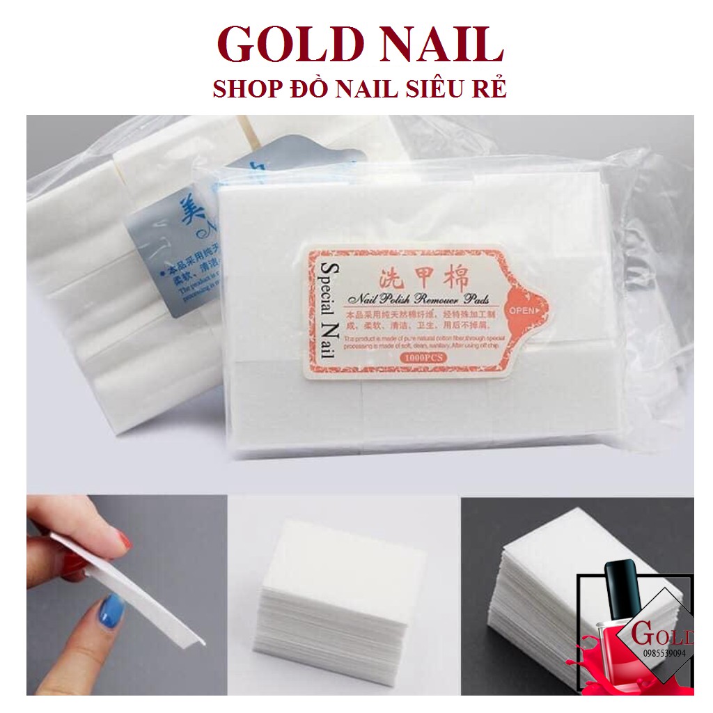 Giấy lau gel nail , túi giấy lau gel cứng