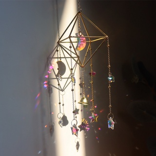 Elegant Aurora Crystal Hanging Wind Chime