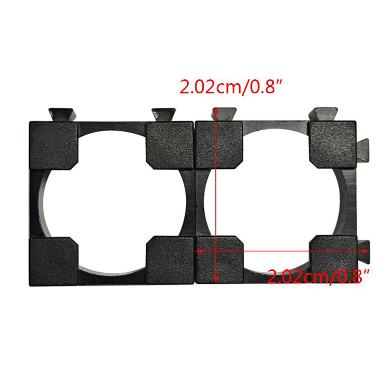 Set 20 giá giữ pin lithium 18650 hình trụ tiện lợi