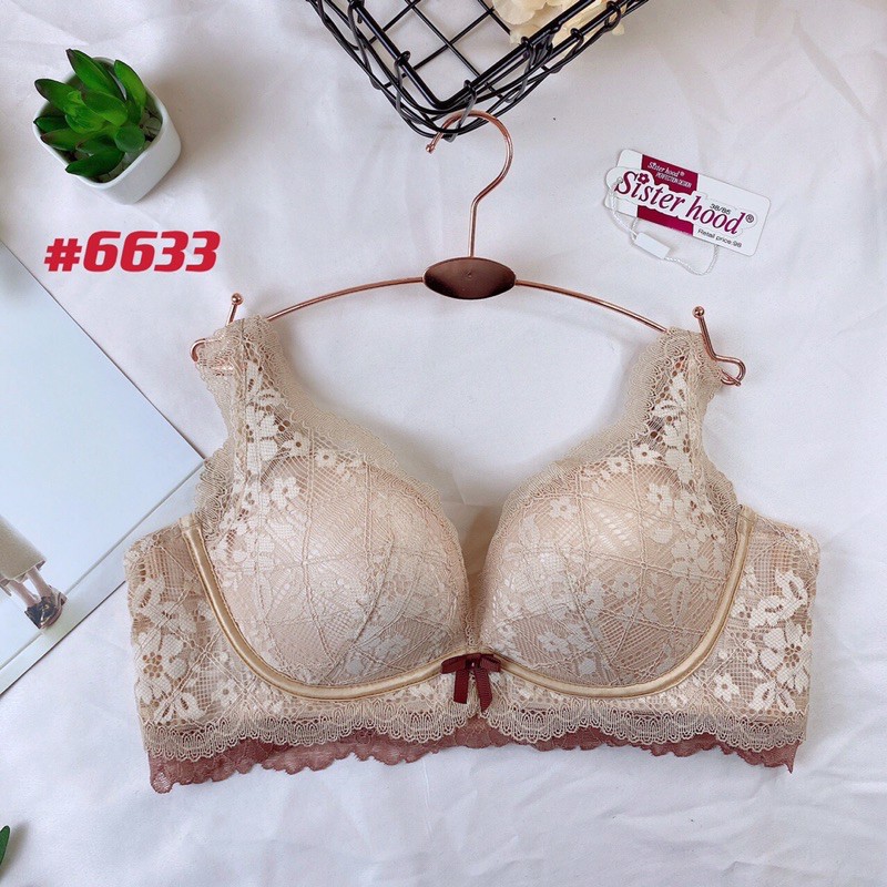 Áo lót lót ren hoa cao cấp đệm dày nâng ngực 6633 | BigBuy360 - bigbuy360.vn