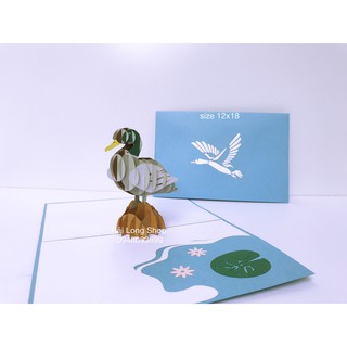 Vịt Trời - Duck Hawk  -  Thiệp 3D
