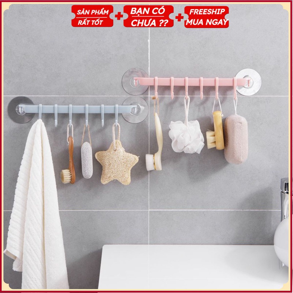 Móc Treo Khăn Gắn Góc Tường Nhà Tắm / Nhà Bếp Không Cần Đinh Vít