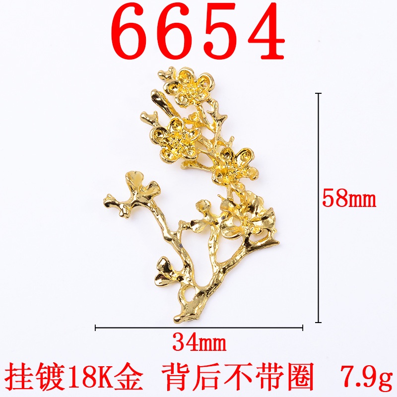 Phiến đúc kim loại sơn tráng men nhiều mẫu, Nguyên liệu làm trang sức cổ trang, Nguyên liệu diy