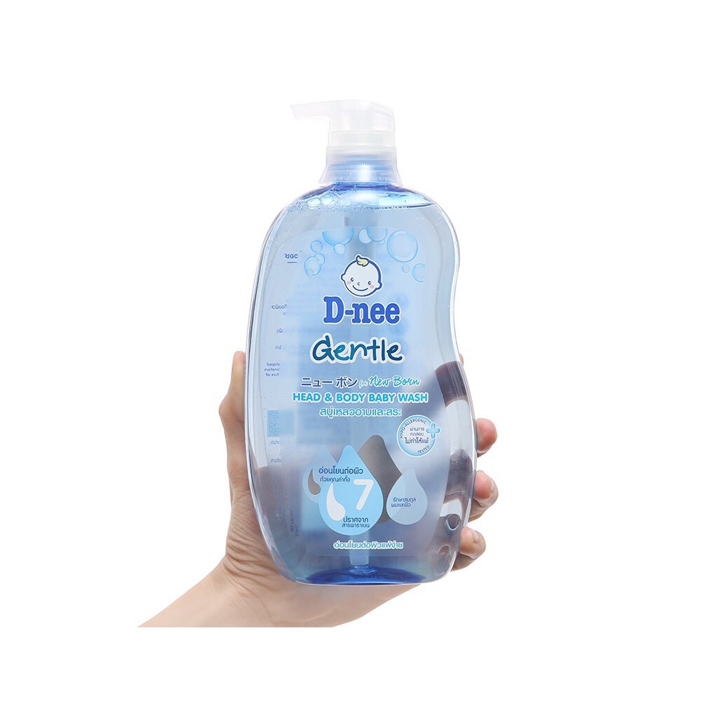 Sữa Tắm Gội Toàn Thân Dnee Pure Thái Lan 380ML - 1 Chai Sữa Tắm Chính Hãng Dnee