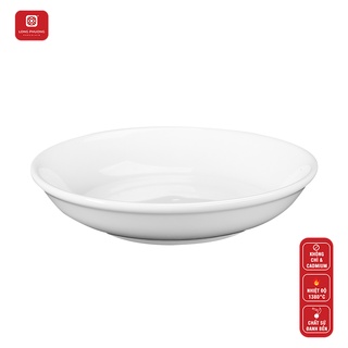 Đĩa sứ đựng muối tiêu Long Phương - Đĩa đựng gia vị, nước chấm bằng sứ đường kính 8.8cm và 10.1cm