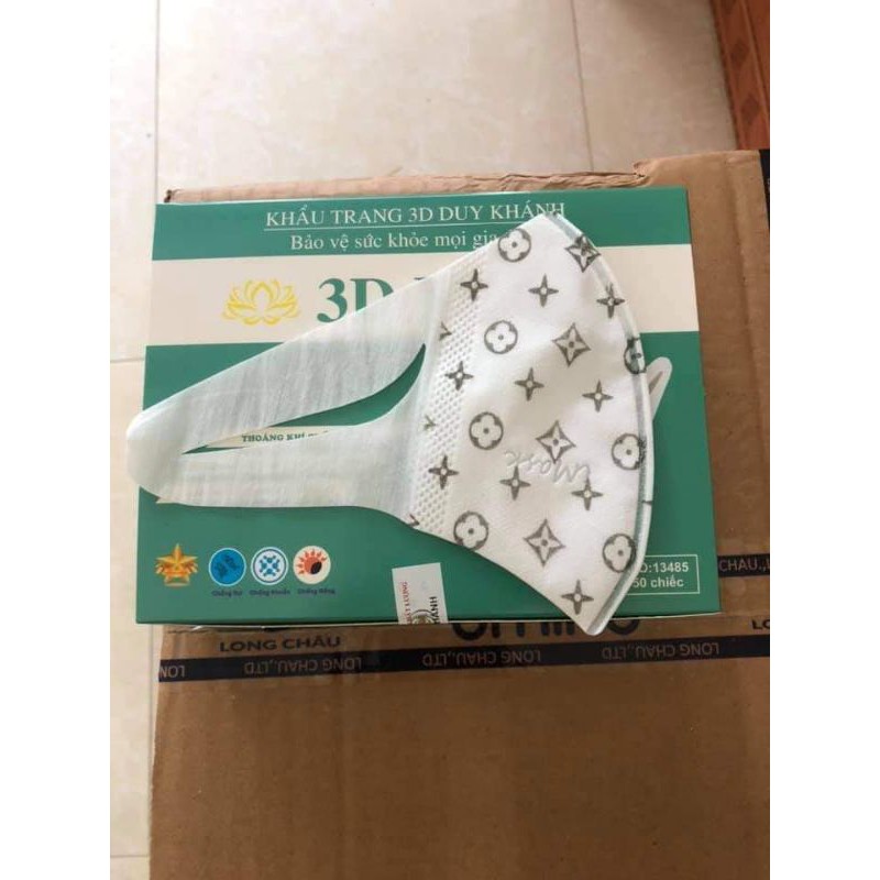 [Mã COSDAY giảm 8% đơn 150K] (Hot) Hộp 50 chiếc khẩu trang 3D mask họa tiết Eo Vi hothit