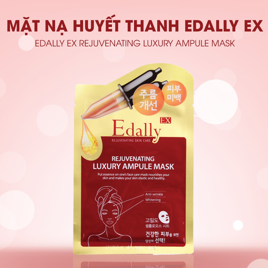 [Chính hãng] Mặt nạ huyết thanh Edally Ex Hàn Quốc - Rejuvenating Luxury Ampoule Mask cao cấp