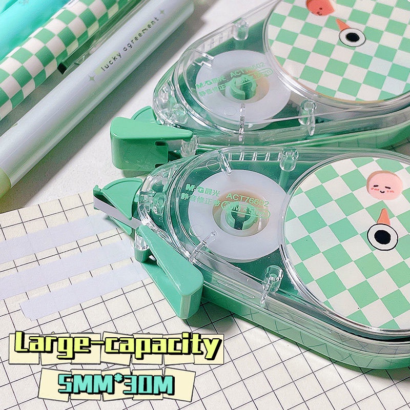 M&amp;G Băng sửa chữa câm công suất lớn sáng tạo Băng sửa phim hoạt hình dễ thương 5mmx30m Văn phòng phẩm dành cho học sinh