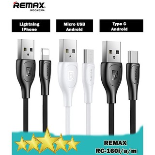Cáp sạc REMAX RC160i/a/m lightning Type C Micro Iphone Samsung
