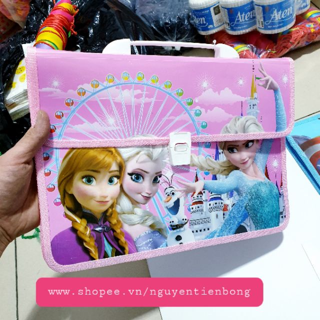 Cặp học thêm 2 ngăn bé trai + gái