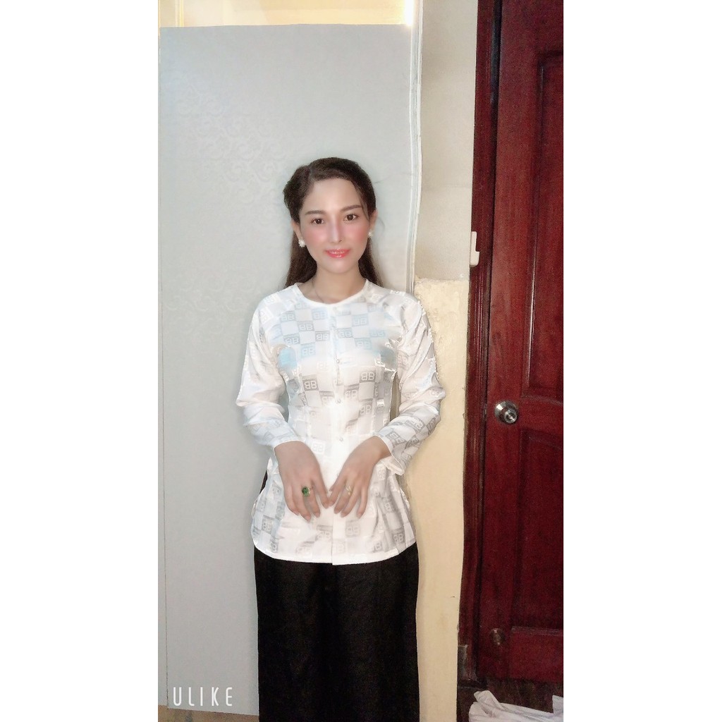 SÉT ÁO BÀ BA GẤM BB + QUẦN CC