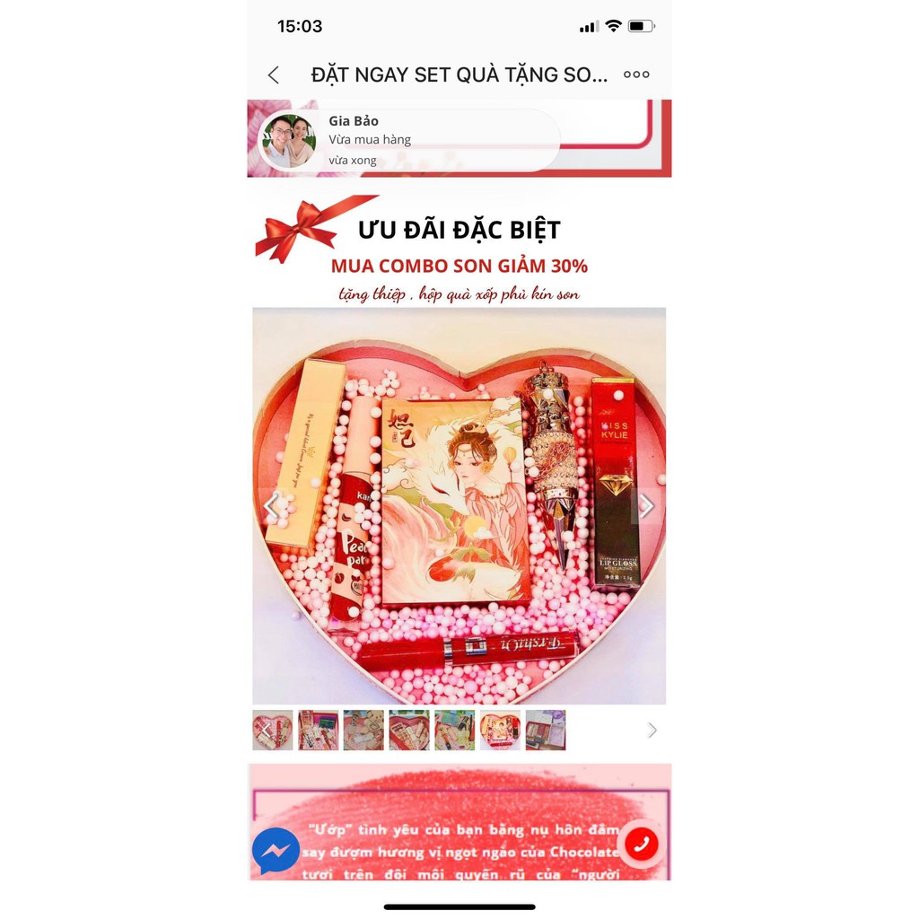 Quà tặng người yêu combo son | BigBuy360 - bigbuy360.vn