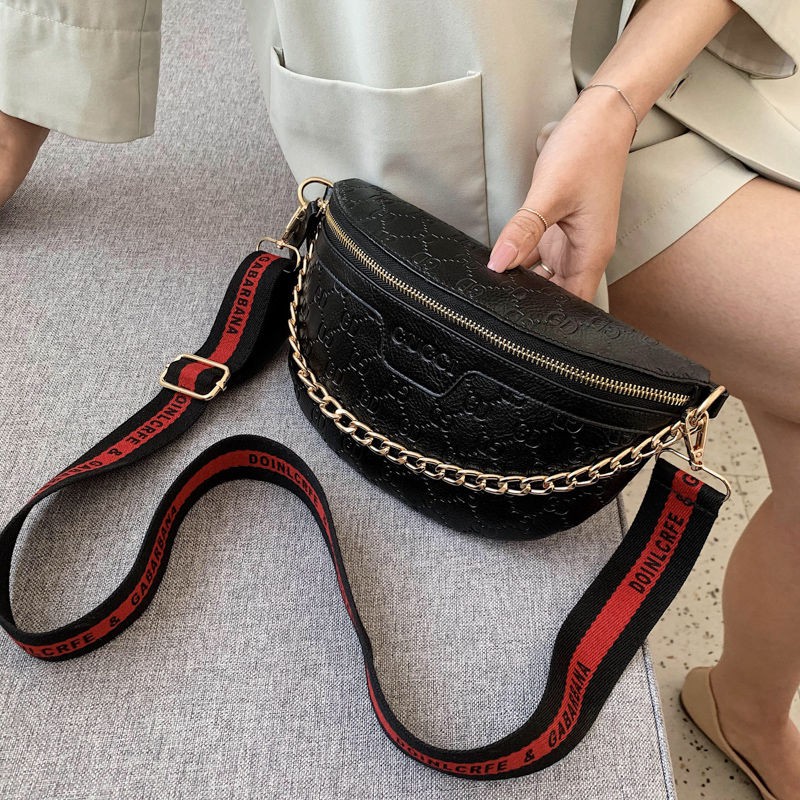 【MAS】New Fashion Ladies Chain Chest bag Popular Shoulder Bag Classic Retro Sling bag korea GD