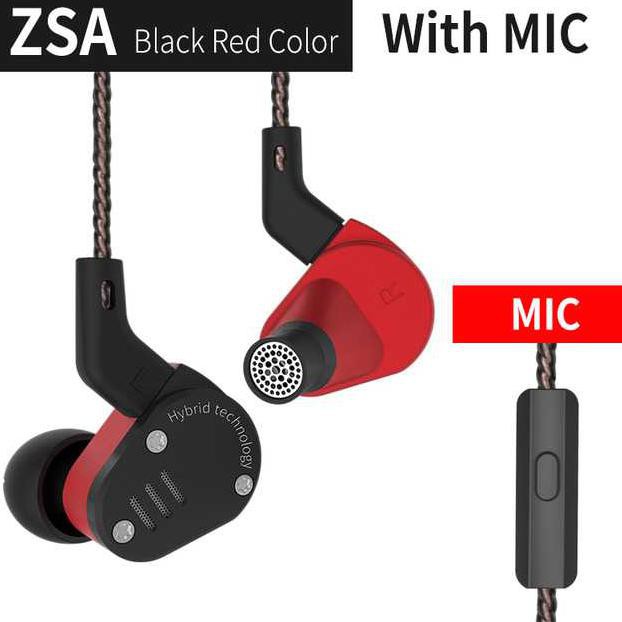 Tai Nghe Nhét Tai Hifi Da + Ba Kz-Zsa J-Id-Aud Kèm Mic | BigBuy360 - bigbuy360.vn