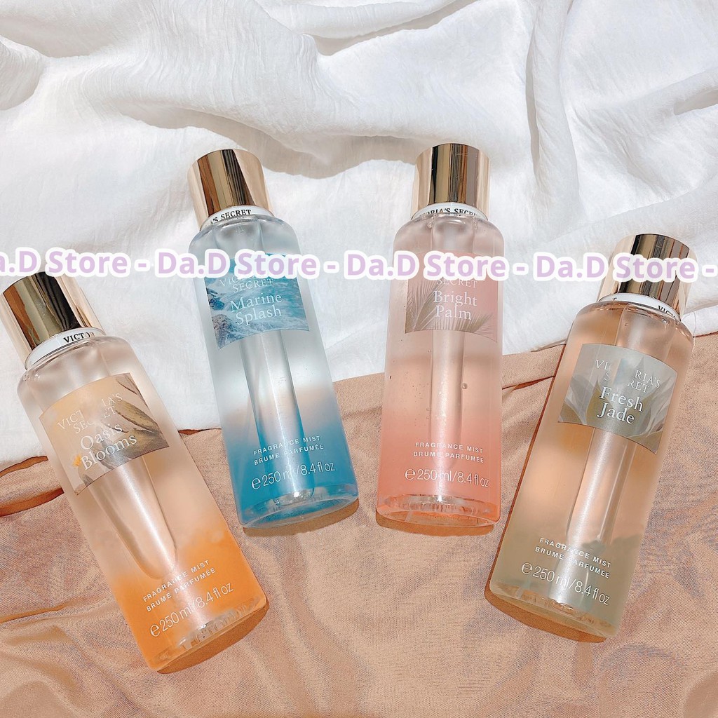 Body Mist 🍀𝐅𝐫𝐞𝐞𝐒𝐡𝐢𝐩 𝐗𝐓𝐑𝐀🍀 Xịt VICTORIA'S SECRET Fresh Oasis 250ML - Ốc đảo tươi xanh - Da.d Cosmetics