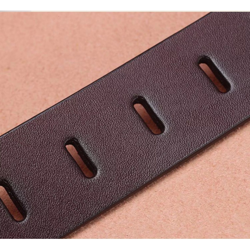 Thắt Lưng Da Thật Khóa Chốt 110-150cm Chất Lượng Cao Cho Nam