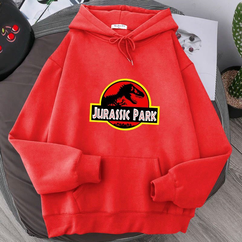 ÁO HOODIE NỈ UNISEX JURASSIK PARK PHOM NAM NỮ ĐỀU MẶC ĐƯỢC
