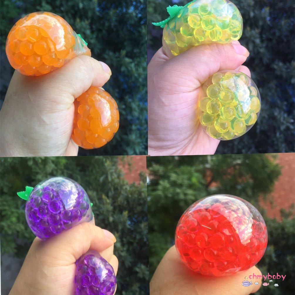 【OMB】 Fruit Fidget Toys Squishy Funny Pop Office Reliever Stress Ball Toys Gifts
