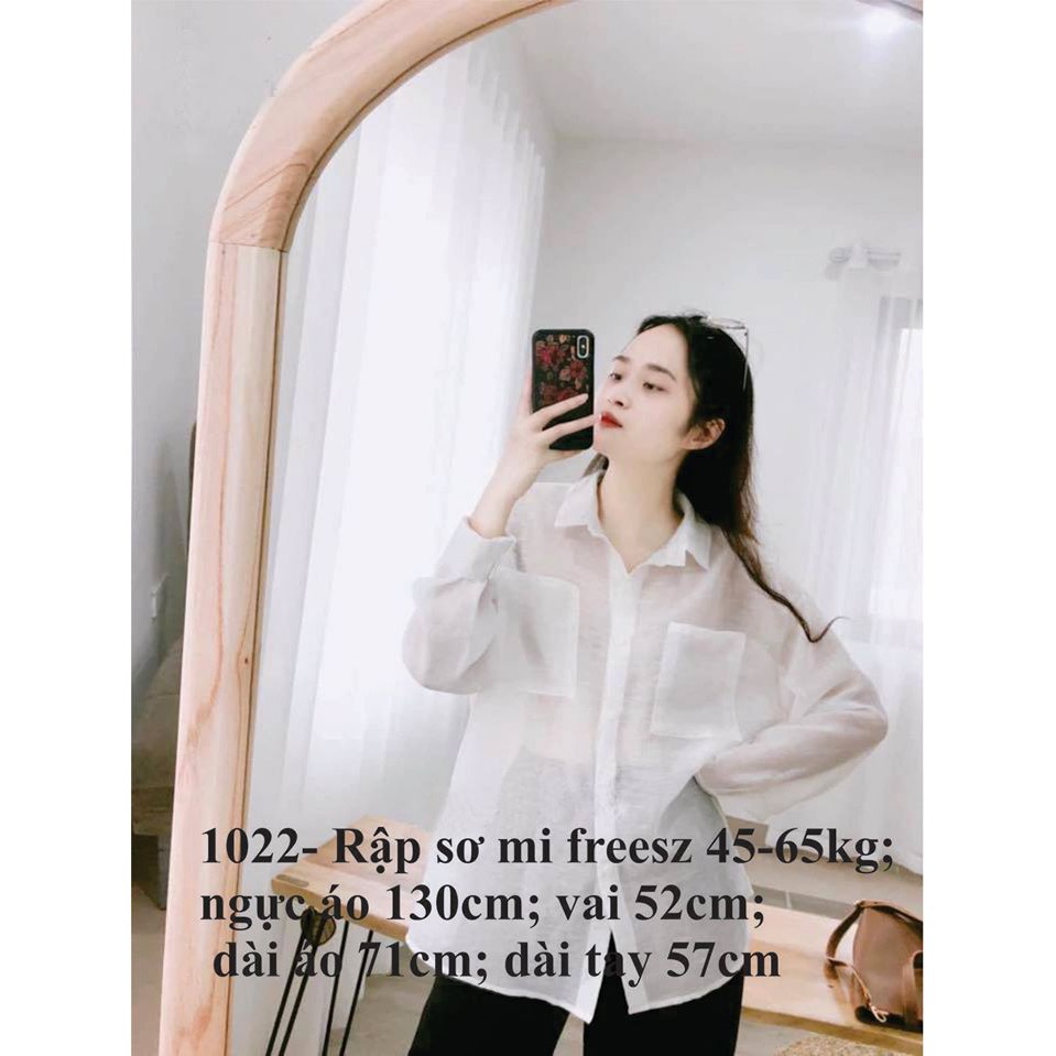 Rập giấy mã 1022- Rập áo sơ mi freesz (Bản vẽ) (BẢN VẼ)