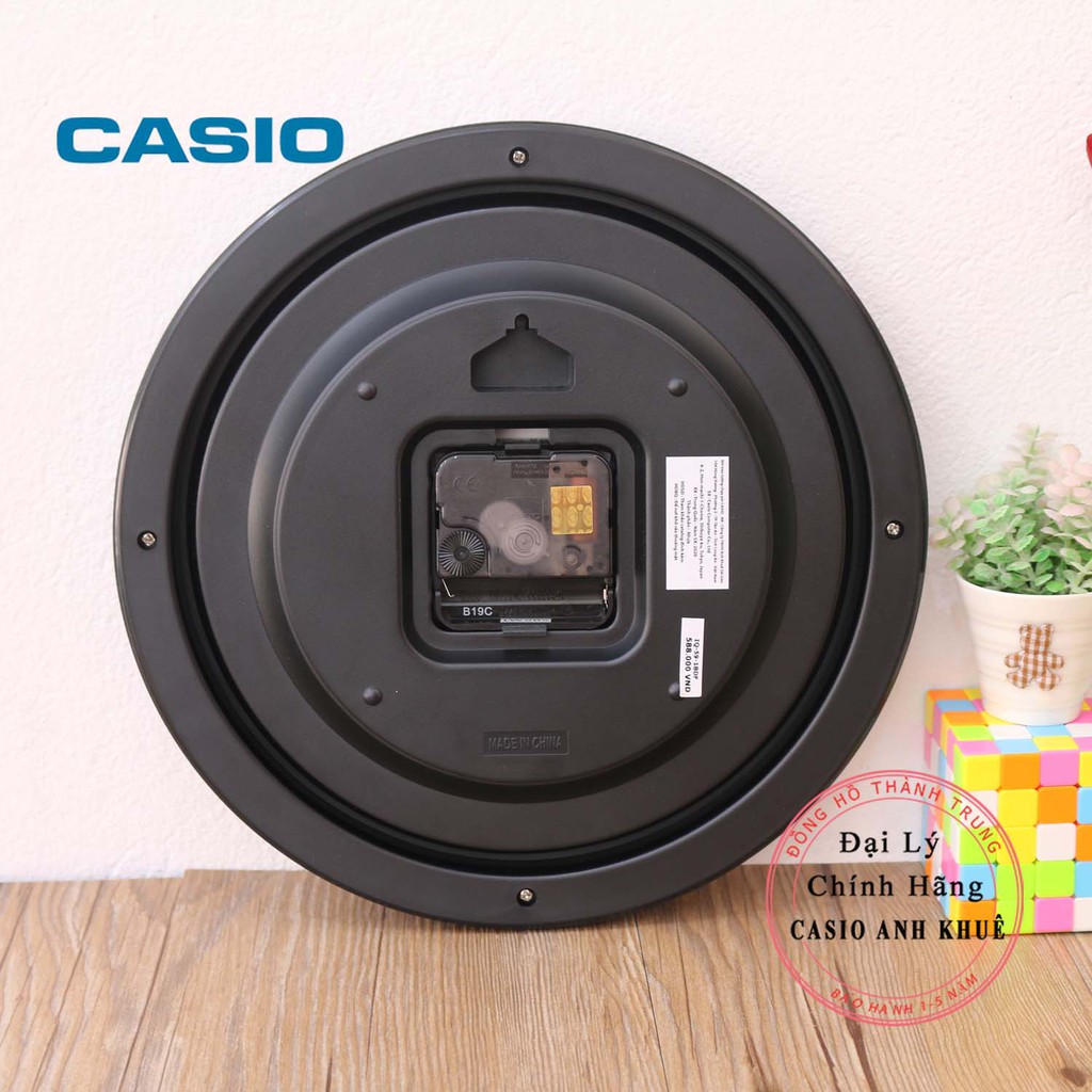 Đồng hồ treo tường Casio IQ-59-1BDF  ( Đường kính 26 cm)