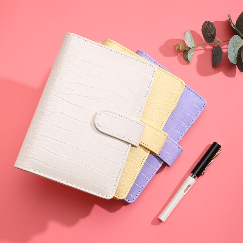 Sổ Tay Bìa Da Đựng Giấy Tờ Khổ A6 Dành Cho Người Lớn