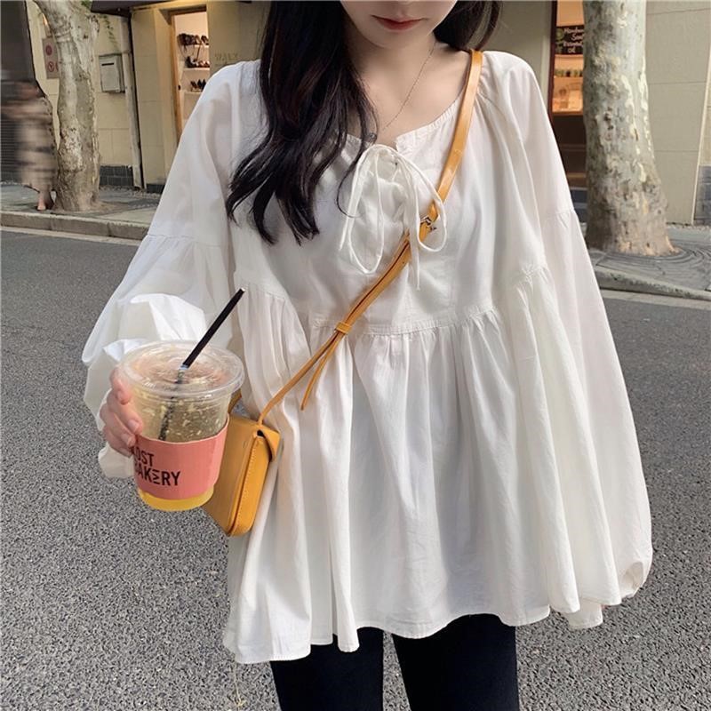 sẵn XL| order_ áo babydoll tay bồng có nhiều size