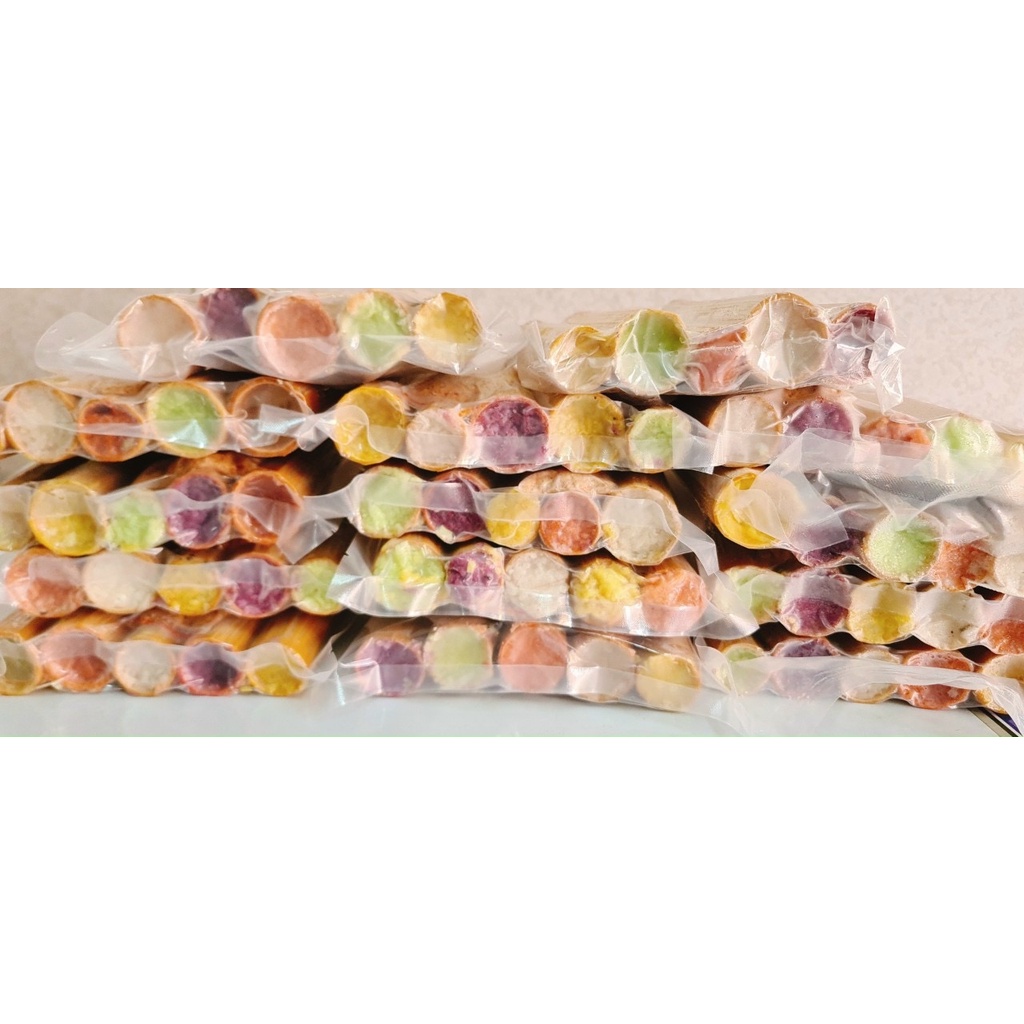 Set 5 ống cơm lam ngũ sắc Tây Bắc kèm muối vừng - thucphamnuongfood