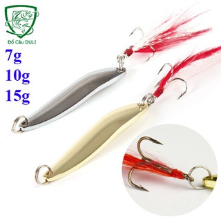 2 Chiếc Mồi Thìa Lượn Spoon chuyên câu cá suối, cá mương, câu lure MG-1 ( sale )