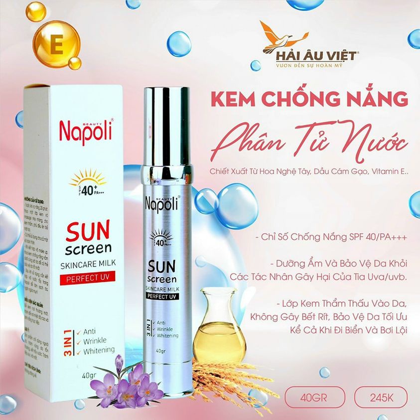 kem chống nắng Napoli Hải âu việt 40g