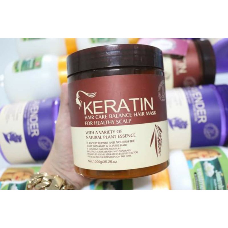 ✓ DẦU Ủ TÓC LẠNH KERATIN NÂU 1000ML ✓