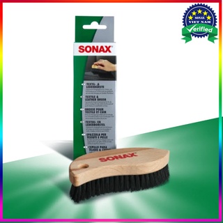 Bàn chải làm sạch nội thất ghế da ô tô Sonax Textile & Leather Brush